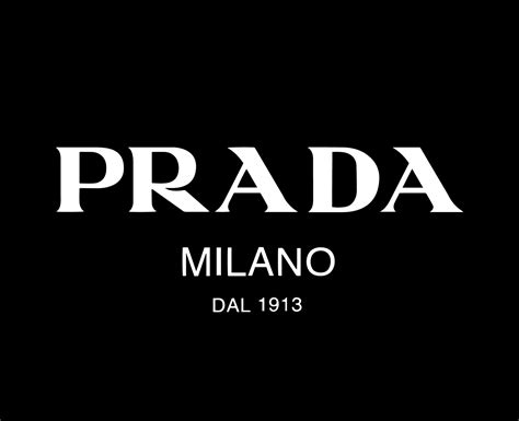 prada logo white|Prada visual identity.